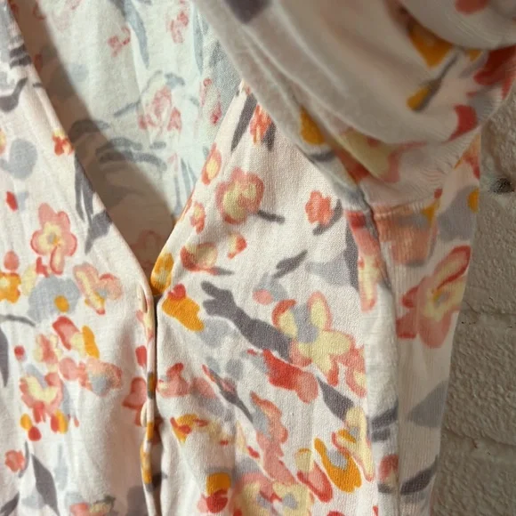 H&M Floral 100% Cotton Button Up Cardigan - Picture 5 of 8